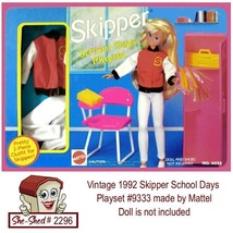 Skipper School Days Playset 9333 by Mattel Vintage 1992 Barbie - £19.61 GBP