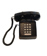 Vintage Cortelco 250000-VBA-20MD Black Push Button Telephone Desktop Pho... - £37.06 GBP