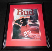 1989 Budweiser Beer Basketball Framed 11x14 ORIGINAL Advertisement - £27.36 GBP