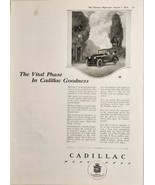 1920 Print Ad Cadillac Motor Cars Vital Phase Made in Detroit,Michigan - £18.26 GBP