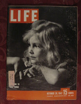 LIFE magazine October 20 1947 Thor Heyerdahl Katherine Cassidy - £9.55 GBP