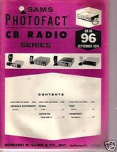 Sams Photofact CB Radio CB-96 September 1976 - $1.75