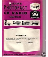 Sams Photofact CB Radio CB-96 September 1976 - £1.40 GBP