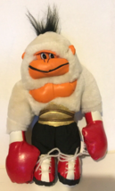 vintage 90&#39;s Fable plush white gorilla dressed as a boxer 10.5 inches - £8.04 GBP