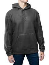 Lazer Mens Polar Fleece Pullover Hooded Sweatshirt in Gray-Medium - $19.99