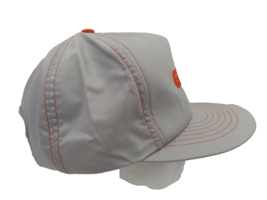 VTG Swingster Garst Gray Canvas Baseball Trucker Cap Hat Adjustable Snapback USA - £7.34 GBP