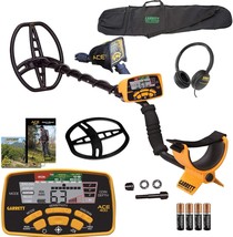 Garrett ACE 400 Metal Detector with DD Waterproof Search Coil and Carry Bag - £331.49 GBP