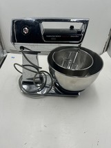 Vintage Hamilton Beach Scovill Model 40-2 Solid State Deluxe Chrome Mixer - $74.24