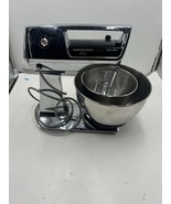 Vintage Hamilton Beach Scovill Model 40-2 Solid State Deluxe Chrome Mixer - $1,365.49 MXN