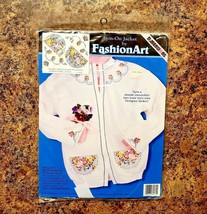 Dimensions Fashion Art Iron-On Jacket Transfer Flowers Ribbons 80172 - $18.95