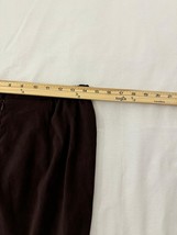 Leslie Fay Women’s Brown Rear Zip & Slit A-Line Pull-On Skirt Size 20 Waist 28" image 12