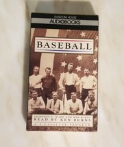 Baseball By Ken Burns and Geoffrey C. Ward Audiobook On 4 Cassettes 3hrs 40 mins - $4.34