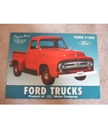 Ford F-100 Pick up Truck on a Metal Tin Sign - €21,71 EUR