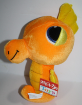Peek A Boo Toys Neon Orange Seahorse 14&quot; Plush Soft Toy Stuffed Sewn Eye... - £10.04 GBP