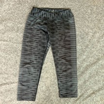 Prana Womens Leggings Small Gray Pants Stretch Capri Outdoor Hiking Perf... - $18.98