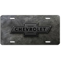 Chevrotet art auto vehicle aluminum license plate car truck SUV meta grey tag  - $16.58