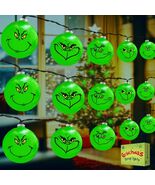 ZOSTA 10ft 20 LED Grinch Christmas Lights Battery Powered Green - $251.49 MXN