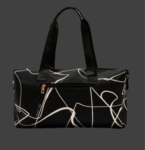 Mali &amp; Lili Weekender Bag in Black Abstract NWT MSRP $128 - £51.27 GBP