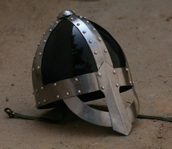 New Medieval Norman Viking Helmet Reenactment Halloween Costume Replica  - £60.08 GBP