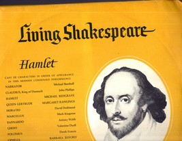 Living Shakerpeare (Hamlet &amp; 10 Great ScenesFrom Shakespeare (2 - LP&#39;s - 33RPM L - £3.86 GBP