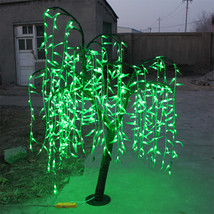 LED Willow Tree Light Holiday/Home Garden/Xmas 480pcs LEDs Green Outdoor... - £298.81 GBP