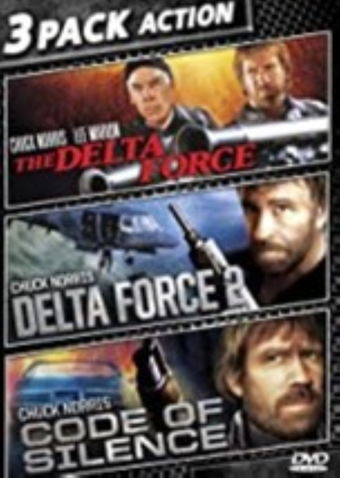 Primary image for Delta Force / Delta Force 2 / Code Of Silence starring Chuck Norris Dvd