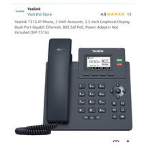Yealink SIP-T31G 1301044 SIP-T31G - €108,76 EUR