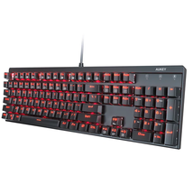 AUKEY KMG6 Mechanical Keyboard 104key Red Switches - £19.65 GBP