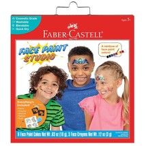 Faber-Castell Face Paint Studio Kit - Face Painting Kit for Kids - Non-Toxic Fac - £23.42 GBP