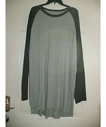 Foundry Men&#39;s Big &amp; Tall Long Sleeve Pullover 3XL Gray Black Neptune - $29.16 CAD