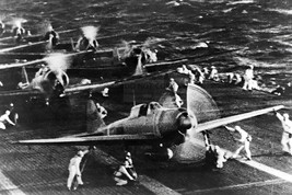 JAPANESE AIRCRAFT PREPARE TO ATTACK PEARL HABOR WW2 4X6 PHOTO POSTCARD - $8.65
