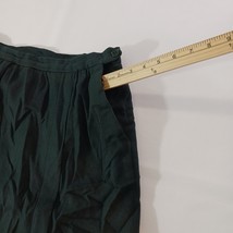 JH Collectibles Skirt Women’s Green Wool Blend Lined Slit Skirt Size SM 14 image 10