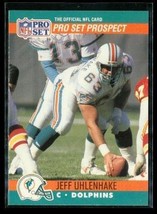Vintage 1990 Nfl Pro Set Prospect Football Card #737 Jeff Uhlenhake Dolphins - £3.82 GBP
