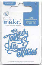Cut &amp; Make. Sandy Toes Die Set. - $4.06 CAD