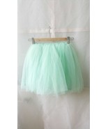 Mint Green Flower girl Tutu Skirts Girl Mini Skirts Baby Tutus- Elastic ... - $25.00