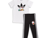 Adidas Originals Cotton Jersey T-shirt &amp; Leggings Size 5 NEW W TAG - $89.00