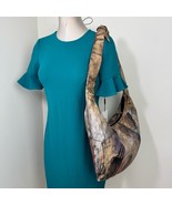 Vintage Jane Yoo Slouch Leather Hobo Bag Hand Painted &amp; Signed - $2,797.58 MXN