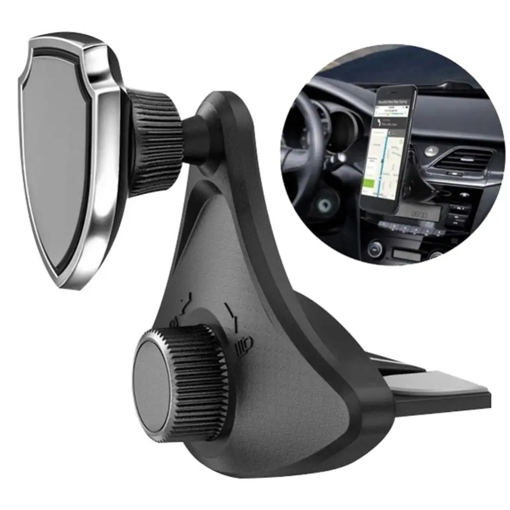 Car CD Slot Magnetic Phone Stand - 360 Degree Rotation - £16.71 GBP