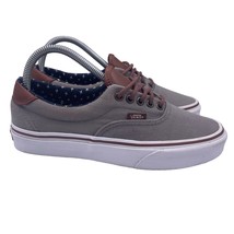 Vans Era 59 Frost Gray Plus Low Top Canvas Skate Shoes Mens 6.5 Womens 8 - £30.49 GBP