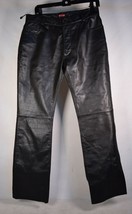 Lux Womens Leather Black Pants 9  - $38.61