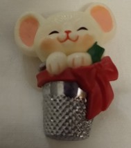 Thimble Mouse Brooch by Hallmark Cards© 1983 - £7.99 GBP