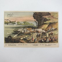 Victorian Trade Card J.D. Larkin &amp; Co. Soap Boraxine Creme Chattanooga Tennessee - £15.72 GBP