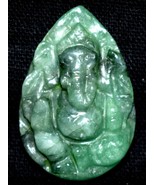 Lord Ganesha In Natural Emerald Gemstone - 18 carats - Certified - €105,64 EUR Lord Ganesha In Natural Emerald Gemstone - 18 carats - Certified - €105,64 EUR