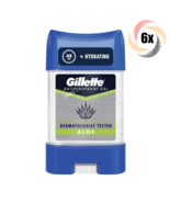 6x Sticks Gillette Aloe Antiperspirant Gel Deodorant | 70ml Dermatologis... - €33,02 EUR