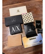 Vintage Designer Gift Box Bundle (coach, Armani, Gucci, Chanel,  and Lou... - $25.58 CAD