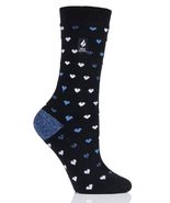 Heat Holders Women&#39;s Orchid ULTRA LITE Hearts Crew Socks | Warm + Soft, ... - $14.99