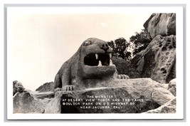 RPPC Monster Statue at Desert View Tower Jacumba California CA UNP Postcard Z9 - £5.41 GBP