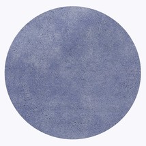 HomeRoots 349787 8 ft. Round Polyester Purple Area Rug - £451.18 GBP
