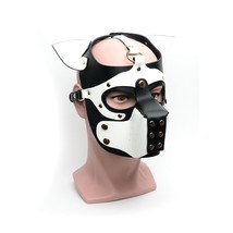 PUPPY PLAY HOOD FETISH MASK FANTASY BONDAGE - $1,106.11 MXN