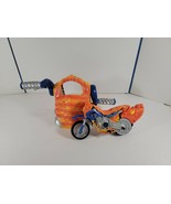 Hasbro 2006 Fantastic 4 Johnny Storm Human Torch Wind Up Blazing Stunt Bike - $22.99